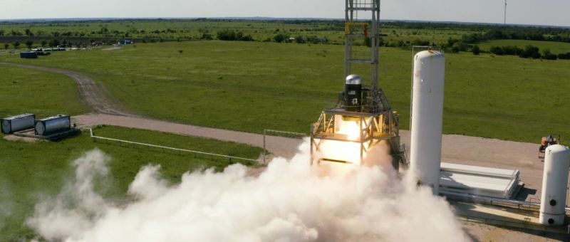 Firefly performed a full-duration firing of its rocket's second stage in April, 2019.
