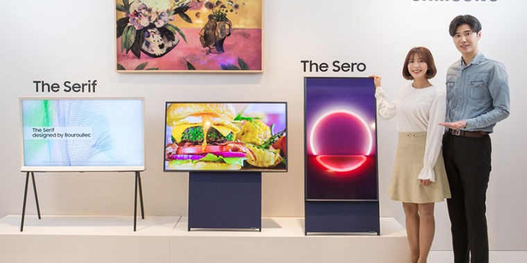 Samsung embraces vertical videos with a $16,000 vertical TV