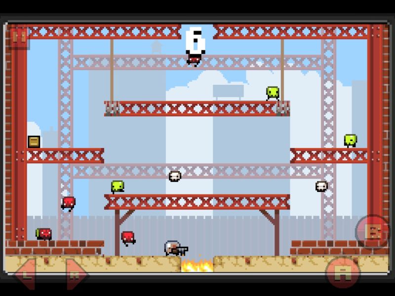 Vlambeer's <em>Super Crate Box</em> is among the well-remembered iOS titles being brought back thanks to GameClub.