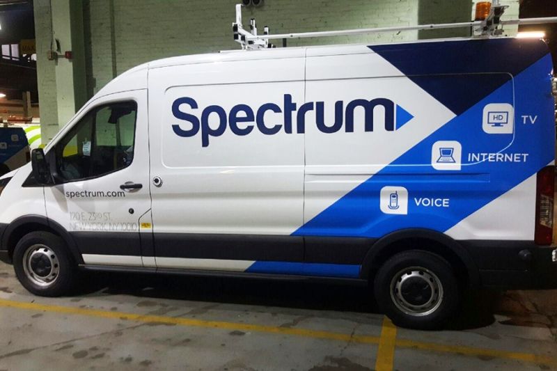 A Charter Spectrum service vehicle.