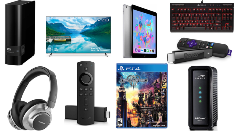 Today's deals roundup includes Amazon's Fire TV Stick 4K, 9.7-inch iPads, cable modems, desktop hard drives, and much more.