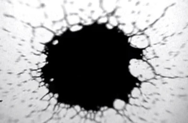 A new study shows the ultimate fate of Leidenfrost droplets, liquid drops that levitate above very hot surfaces. Larger drops explode violently with an audible crack. Smaller ones simple shrink and fly away.