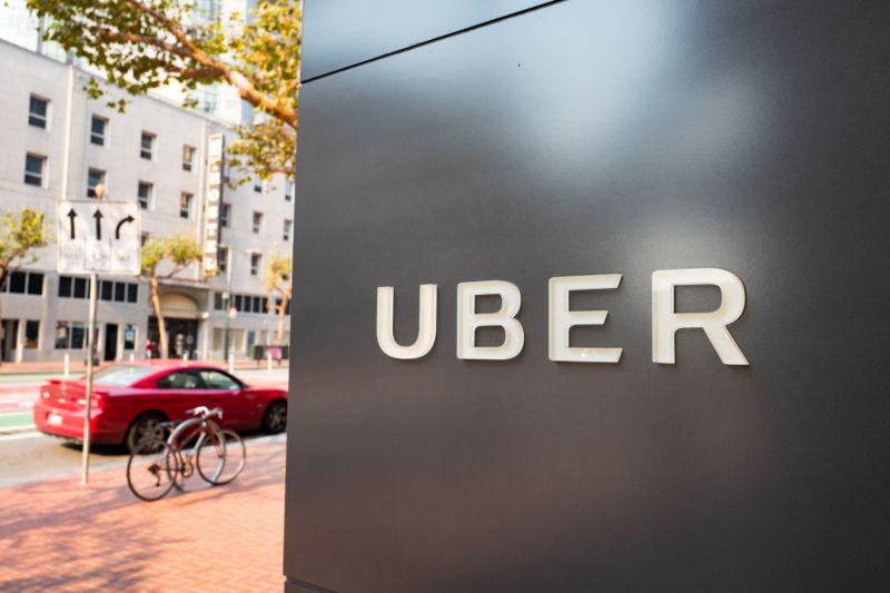 Headquarters of ride-sharing technology company Uber in the South of Market (SoMa) neighborhood of San Francisco on October 13, 2017. 