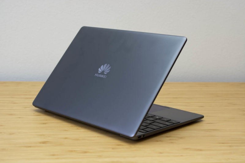 Huawei's Matebook 13, a laptop that was released in January 2019.