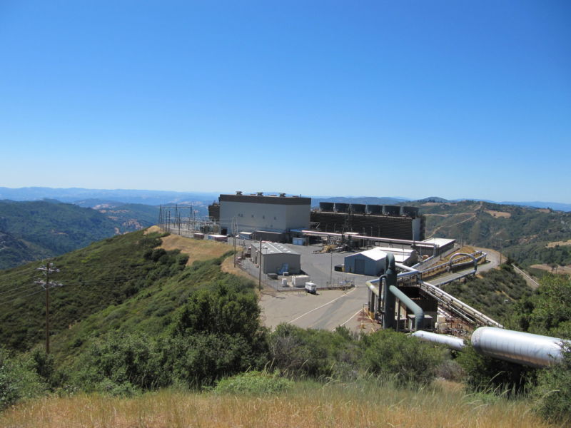 Sonoma Power Plant at The Geysers in California.
