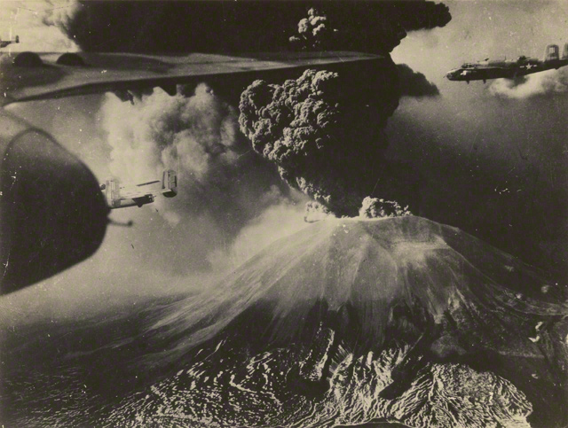 Mt. Vesuvius erupted in March 1944.