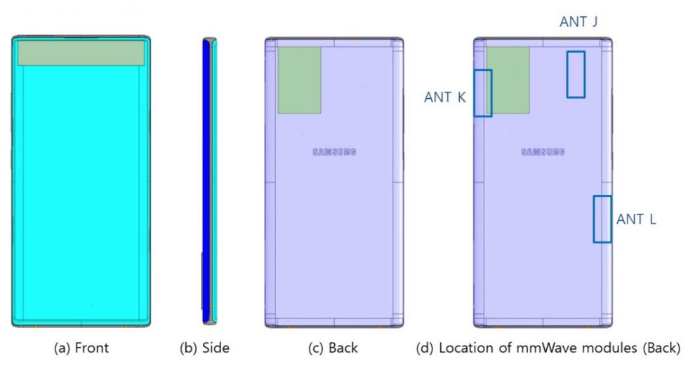 Galaxy Note 10 5G FCC